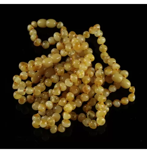 10 Butter BAROQUE Baltic amber teething bracelets 14cm