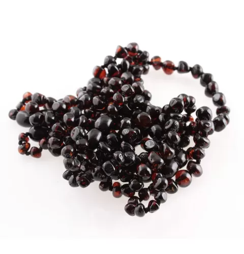 10 Cherry BAROQUE Baltic amber teething bracelets 14cm