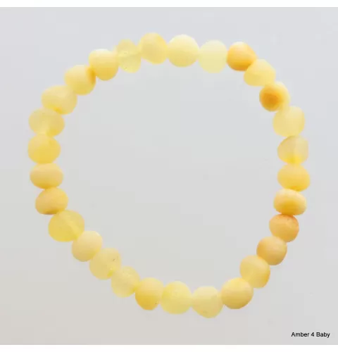 Raw Baltic Amber Teething Bracelet for Babies