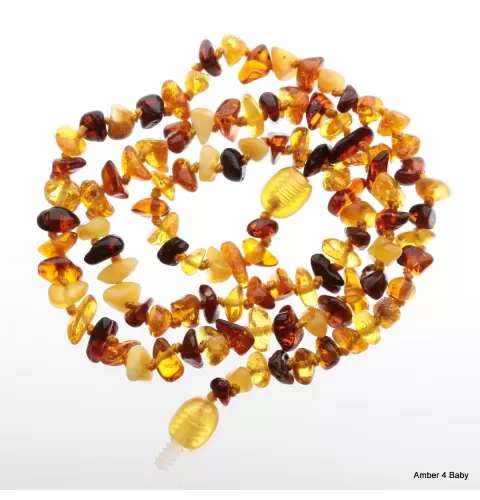 Chips Baltic Amber Necklace for Adults