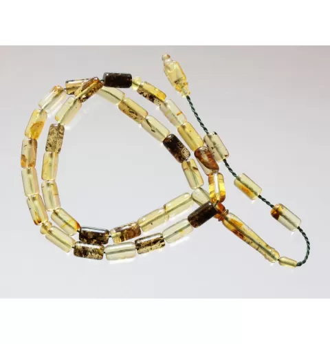 Islamic 33 BARREL Prayer BALTIC AMBER Beads Muslim Rosary