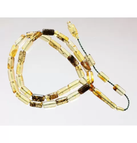 Islamic 33 BARREL Prayer BALTIC AMBER Beads Muslim Rosary