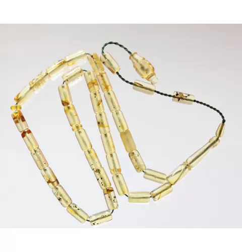 Islamic 33 BARREL Prayer BALTIC AMBER Beads Muslim Rosary