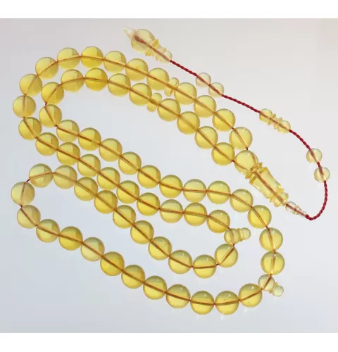 Islamic 66 ROUND Baltic amber Prayer 10mm beads