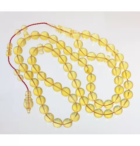 Islamic 66 ROUND Baltic amber Prayer 10mm beads