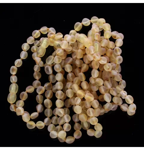 10 Raw BEANS Baltic amber adult bracelets 18cm