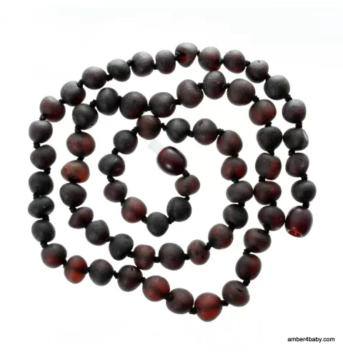 Cherry Baroque Baltic Amber Necklace for Adults