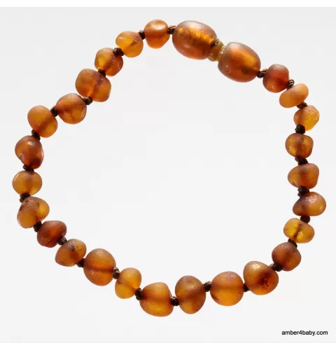 Raw Pop Baltic Amber Teething Bracelet for Babies