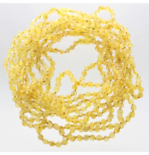 10 Raw OLIVES Baltic amber wholesale adult necklaces 45cm