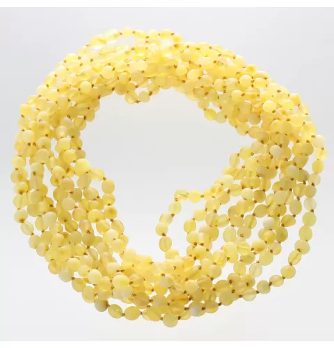 10 Raw OLIVES Baltic amber wholesale adult necklaces 45cm