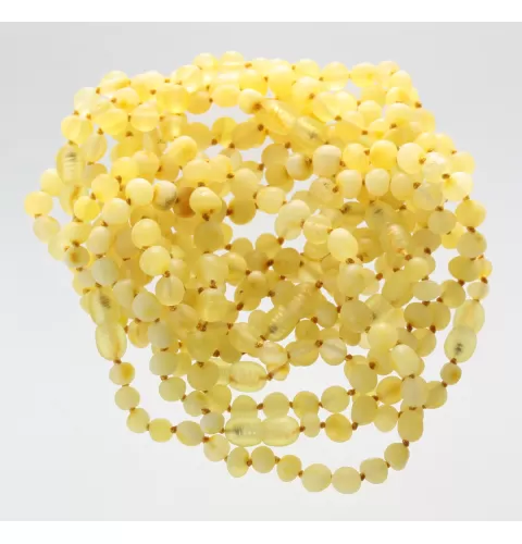 10 Raw Baltic Amber Anklets Bracelets 25cm