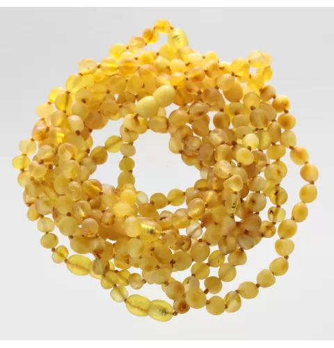 10 Raw Baltic Amber Anklets Bracelets 25cm