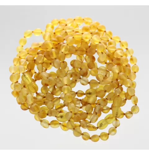 10 Raw Baltic Amber Anklets Bracelets 25cm