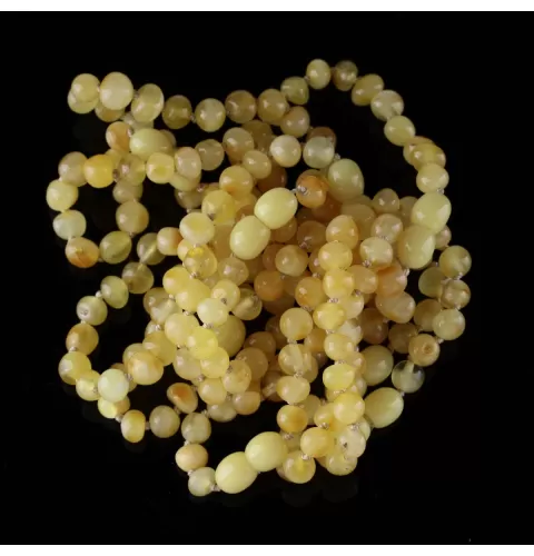 10 Butter BAROQUE Baltic amber teething bracelets 14cm