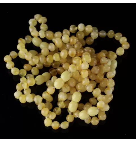 10 Butter BAROQUE Baltic amber teething bracelets 14cm