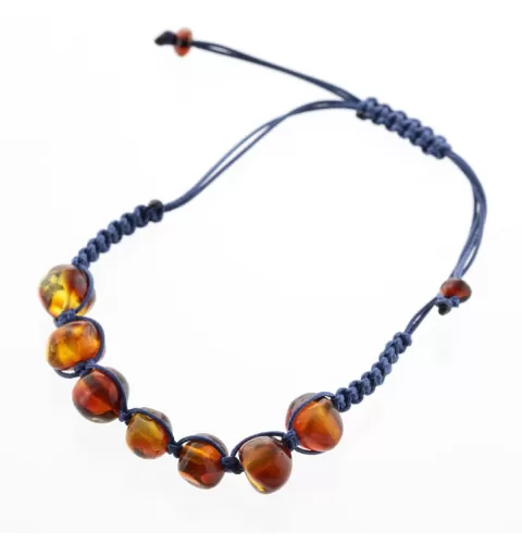 Shamballa Baltic Amber Bracelet for Adults