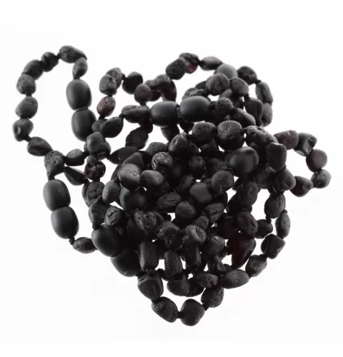 10 Raw Cherry BEANS Baltic amber teething Baby bracelets 14cm