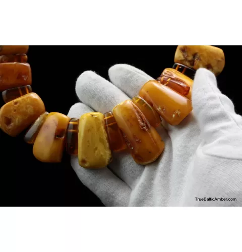 Exclusive vintage pieces Baltic amber choker 60cm