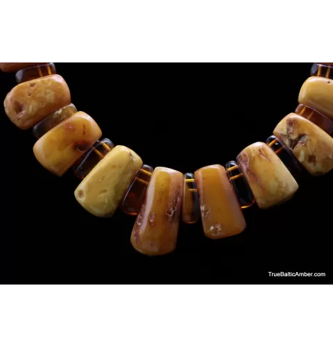 Exclusive vintage pieces Baltic amber choker 60cm