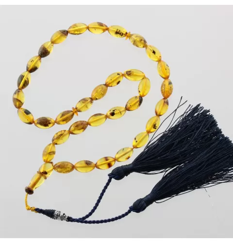 Islamic 33 Baltic amber Prayer OLIVE beads