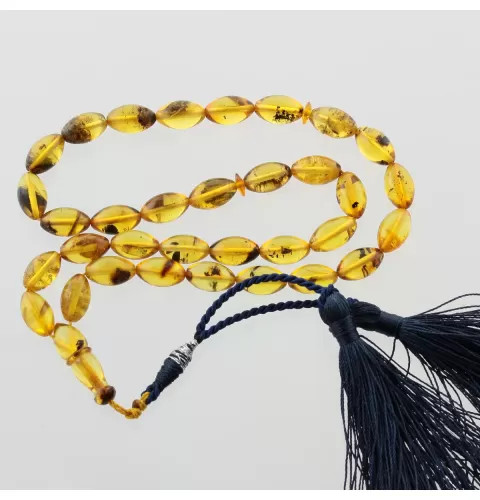 Islamic 33 Baltic amber Prayer OLIVE beads