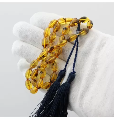 Islamic 33 Baltic amber Prayer OLIVE beads