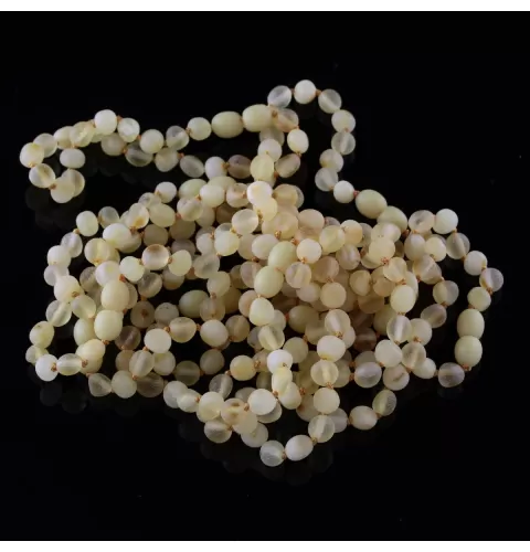 10 Raw Milk Olives Baltic Amber Bracelets 19cm