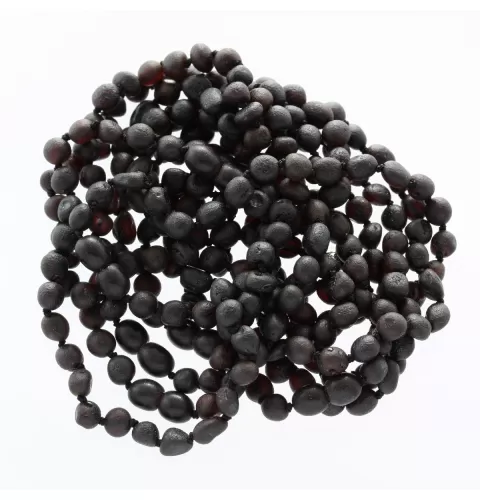 10 Raw Cherry Olives Baltic Amber Bracelets 22cm
