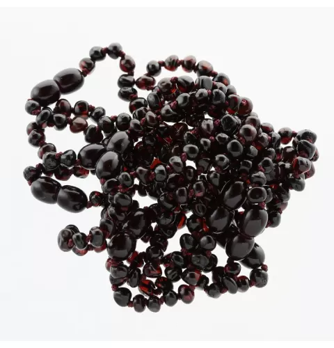 10 Cherry BAROQUE Baltic amber teething bracelets 14cm