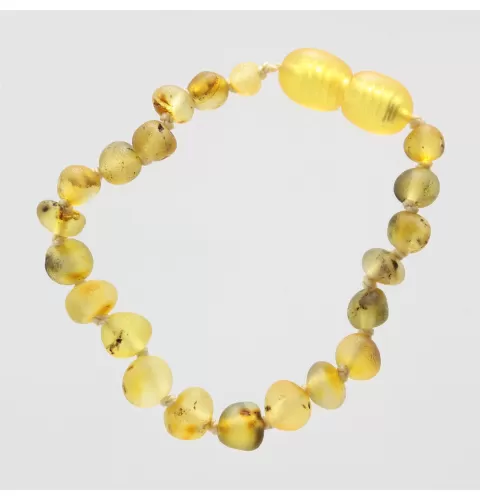 Raw Baltic Amber Teething Bracelet for Babies