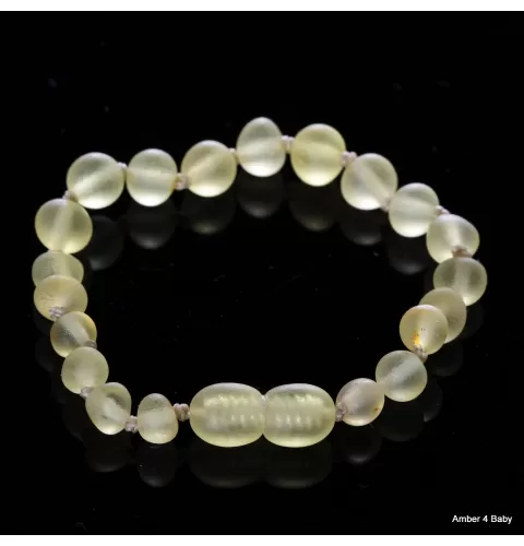 Raw Baltic Amber Teething Bracelet for Babies