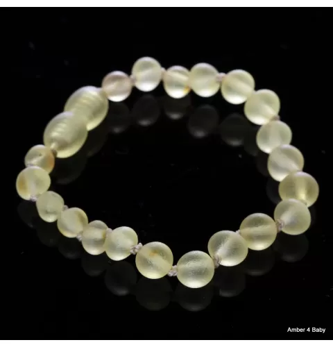 Raw Baltic Amber Teething Bracelet for Babies