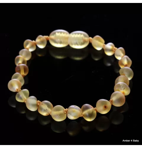 Raw Baltic Amber Teething Bracelet for Babies