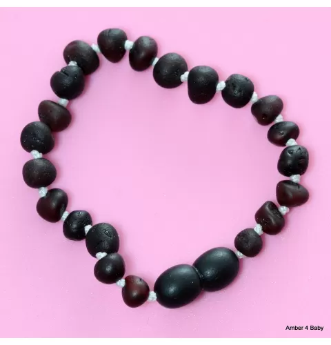 Raw Baltic Amber Teething Bracelet for Babies