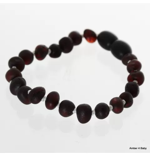 Raw Baltic Amber Teething Bracelet for Babies