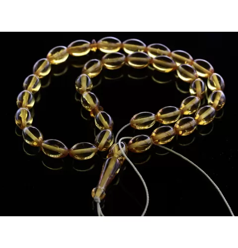 Islamic 33 Baltic amber Prayer OLIVE beads
