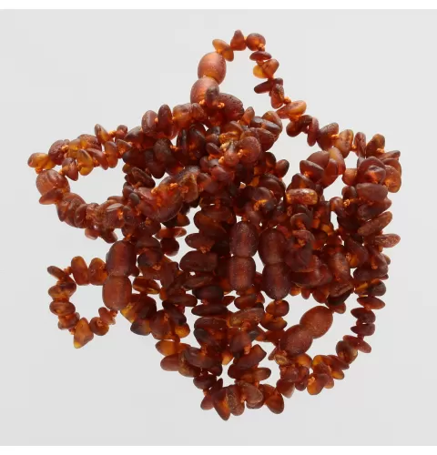 10 Raw Cognac CHIPS Baltic amber teething bracelets 14cm