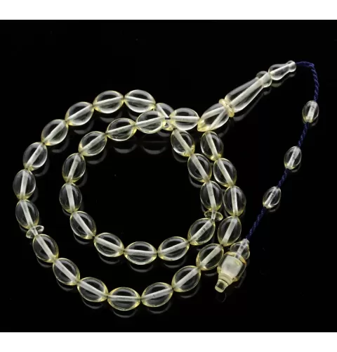 Islamic 33 Prayer OLIVE Baltic amber beads rosary