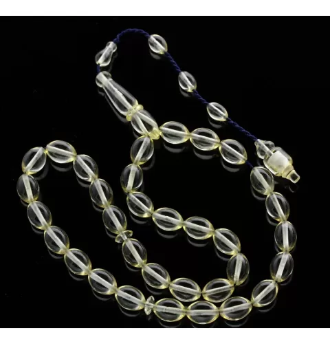 Islamic 33 Prayer OLIVE Baltic amber beads rosary