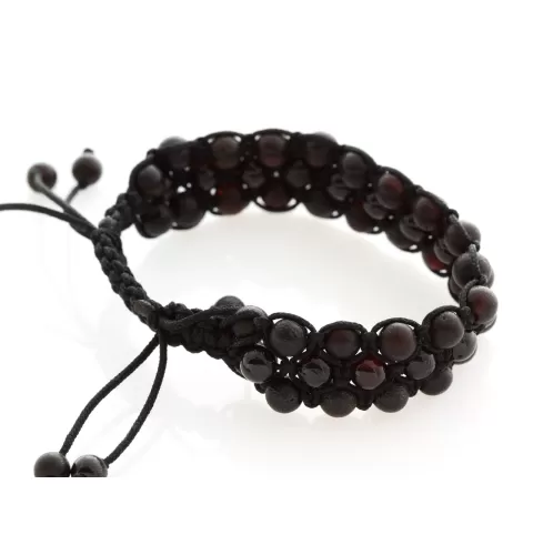 Shamballa Baltic Amber Bracelet for Adults