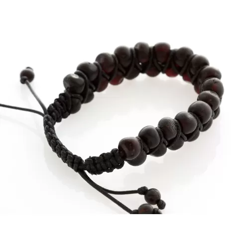 Shamballa Baltic Amber Bracelet for Adults