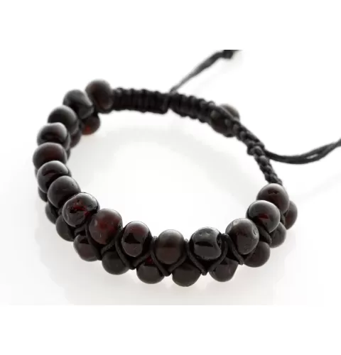 Shamballa Baltic Amber Bracelet for Adults