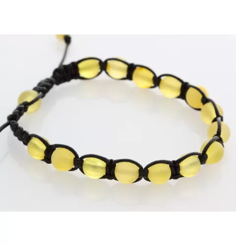 Shamballa Baltic Amber Bracelet for Adults