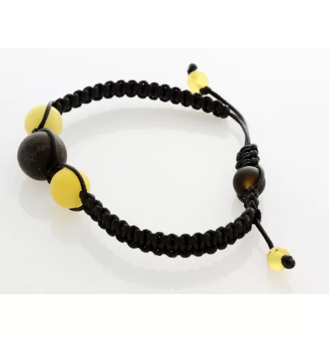 Shamballa Baltic Amber Bracelet for Adults