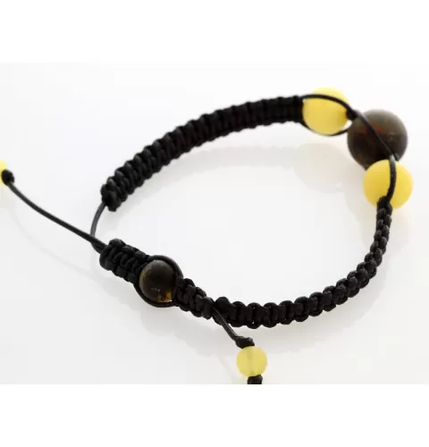 Shamballa Baltic Amber Bracelet for Adults