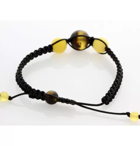 Shamballa Baltic Amber Bracelet for Adults