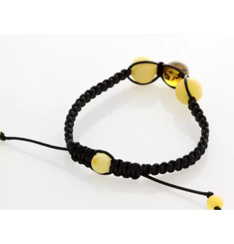 Shamballa Baltic Amber Bracelet for Adults