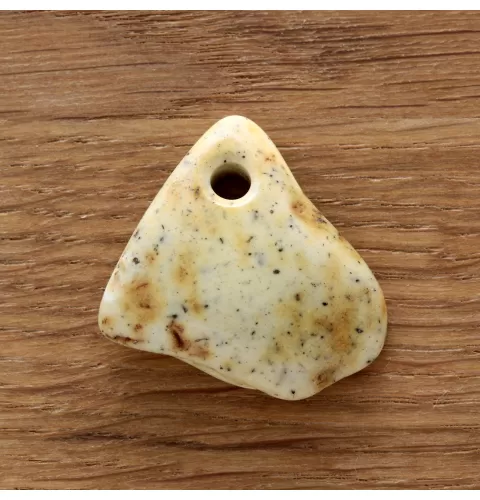 Baltic Amber Medallion pendant with hole