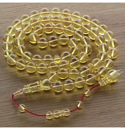 Islamic 66 ROUND Baltic amber Prayer 10mm beads