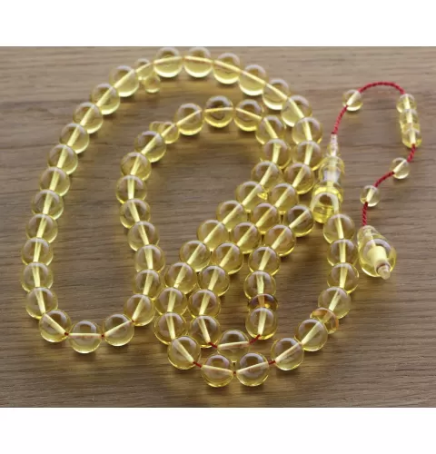 Islamic 66 ROUND Baltic amber Prayer 10mm beads